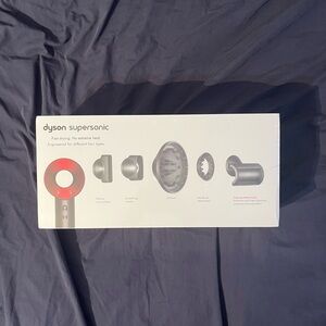 Dyson Supersonic Hair Dryer in Red and Gray